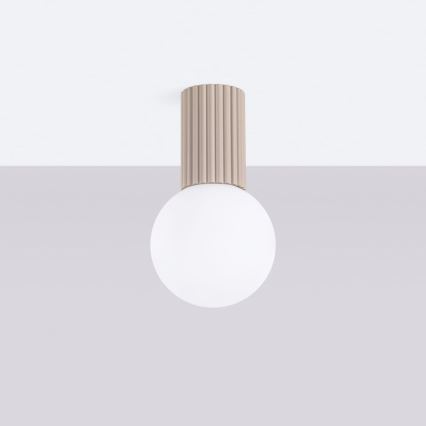 Plafoniera da bagno HALO 1xG9/8W/230V diametro 12 cm IP44 beige