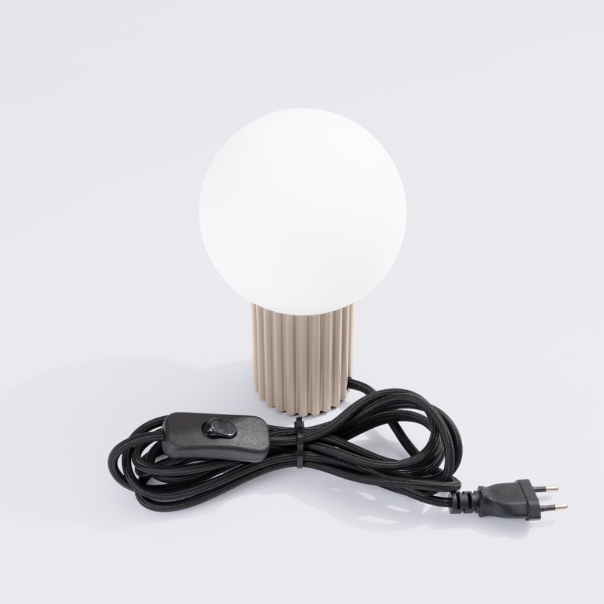 Lampada da tavolo HALO 1xG9/8W/230V diametro 12 cm beige