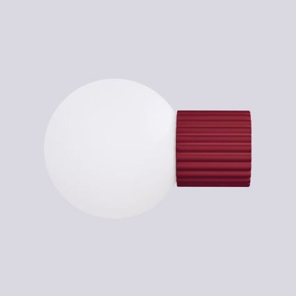 Applique da bagno HALO 1xG9/8W/230V diametro 12 cm IP44 rosso