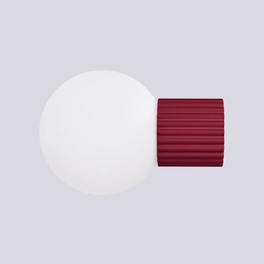Applique da bagno HALO 1xG9/8W/230V diametro 12 cm IP44 rosso