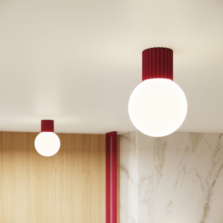 Plafoniera da bagno HALO 1xG9/8W/230V diametro 12 cm IP44 rosso