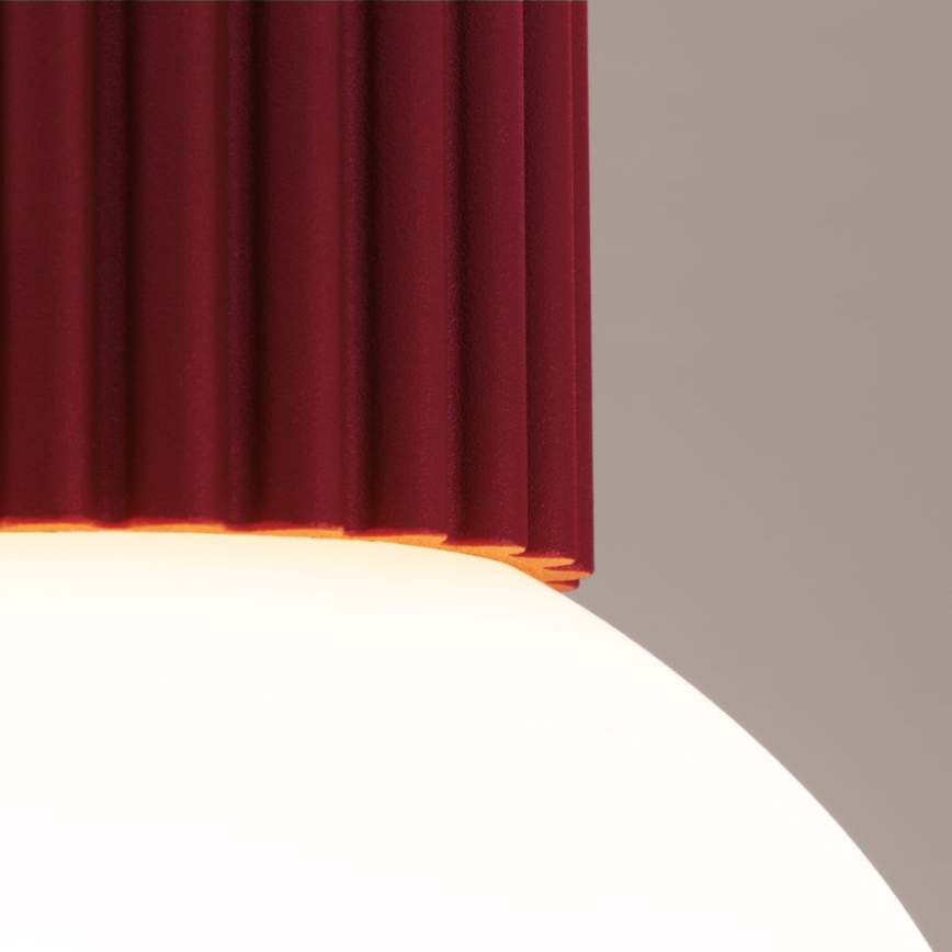 Plafoniera da bagno HALO 1xG9/8W/230V diametro 12 cm IP44 rosso