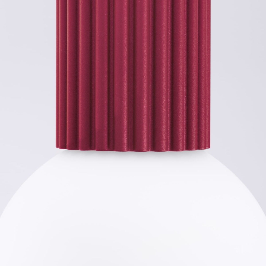 Plafoniera da bagno HALO 1xG9/8W/230V diametro 12 cm IP44 rosso