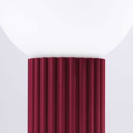 Lampada da tavolo HALO 1xG9/8W/230V diametro 12 cm rosso