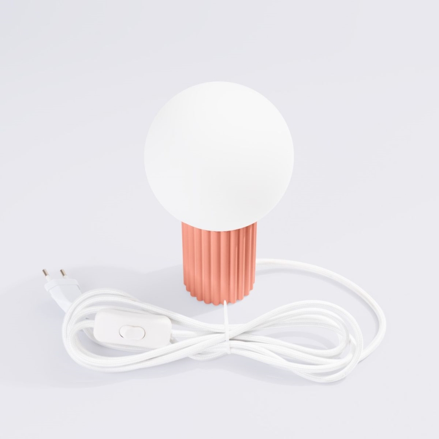 Lampada da tavolo HALO 1xG9/8W/230V diametro 12 cm rosa