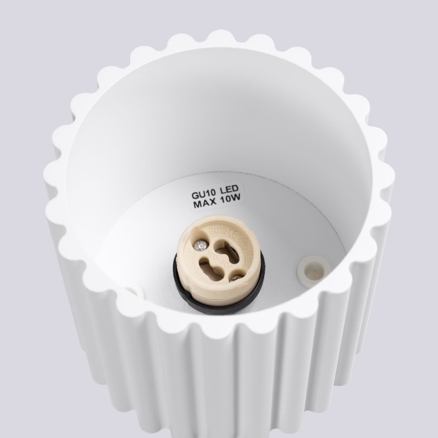 Faretto AURA 1xGU10/10W/230V Ø 10 cm bianco