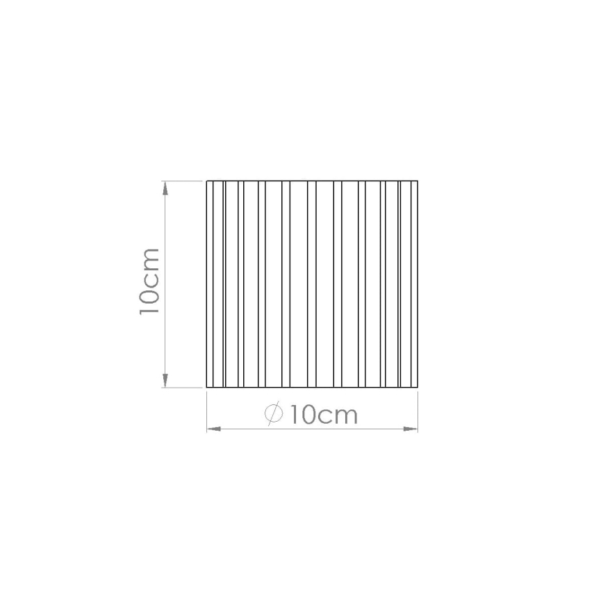Faretto AURA 1xGU10/10W/230V Ø 10 cm bianco