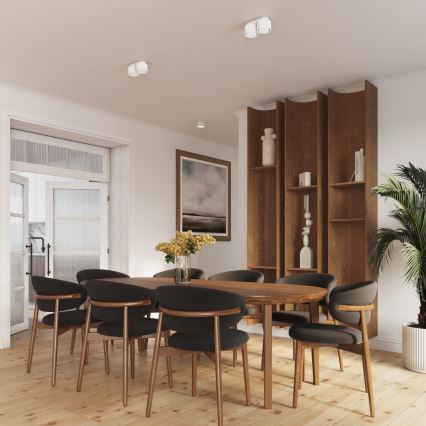 Faretto AURA 1xGX53/10W/230V 6 cm bianco