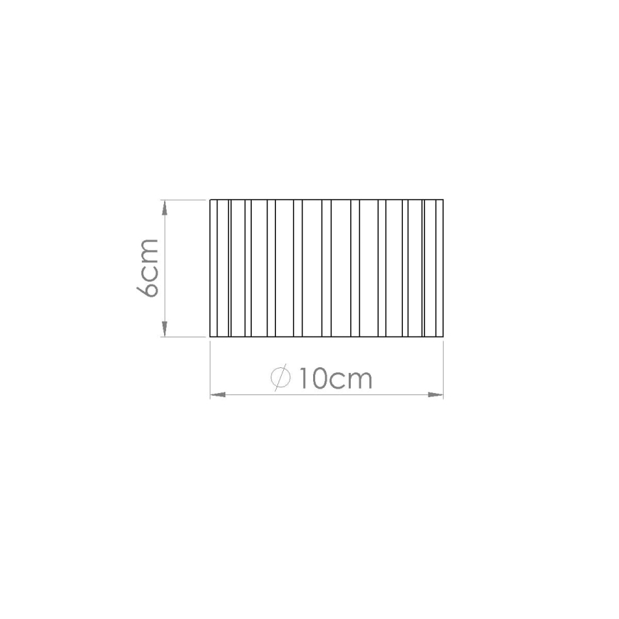 Faretto AURA 1xGX53/10W/230V Ø 10 cm bianco