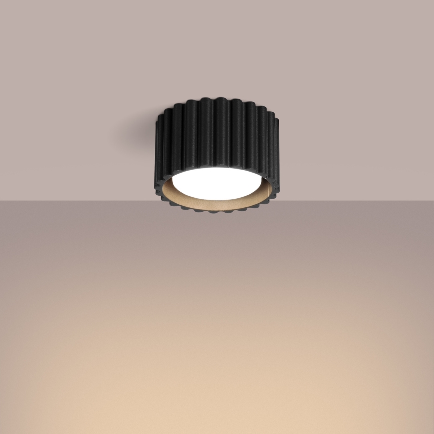 Faretto AURA 1xGX53/10W/230V Ø 10 cm nero