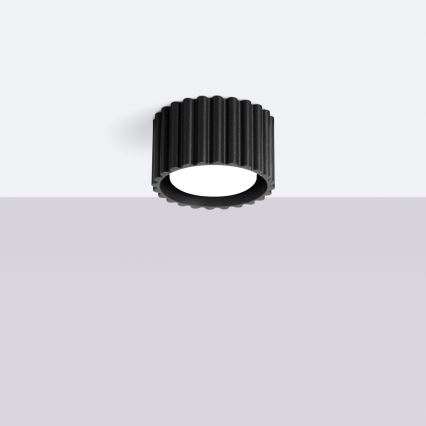 Faretto AURA 1xGX53/10W/230V Ø 10 cm nero
