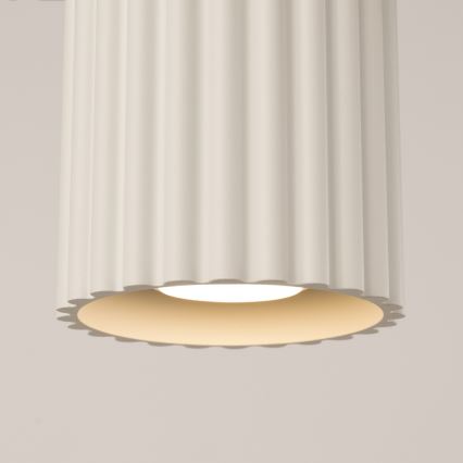 Faretto AURA 1xGU10/10W/230V Ø 10 cm crema