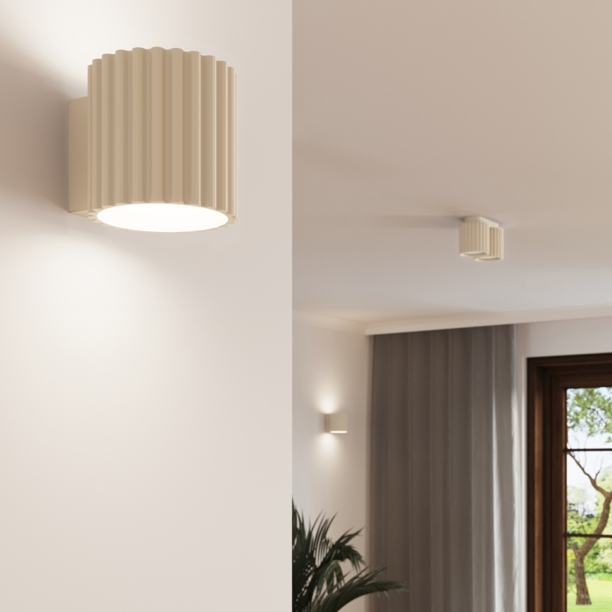 Faretto AURA 2xGU10/10W/230V colore crema