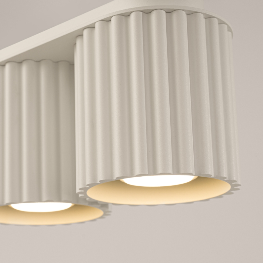Faretto AURA 2xGU10/10W/230V colore crema