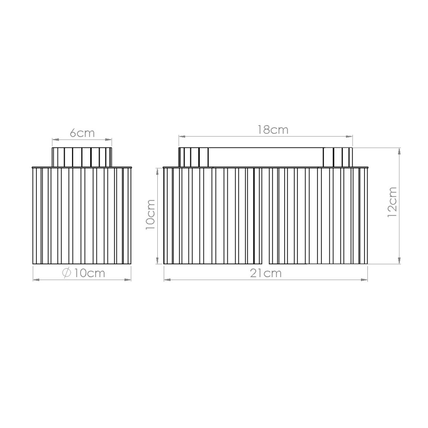 Faretto AURA 2xGU10/10W/230V colore crema