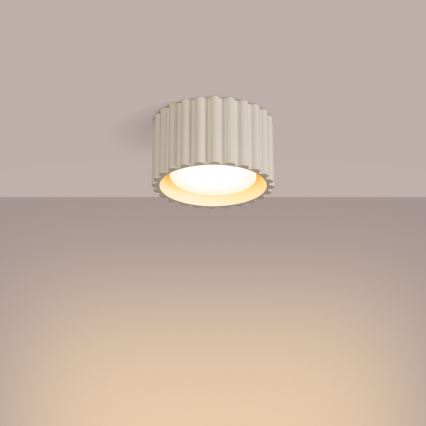 Faretto AURA 1xGX53/10W/230V Ø 10 cm crema