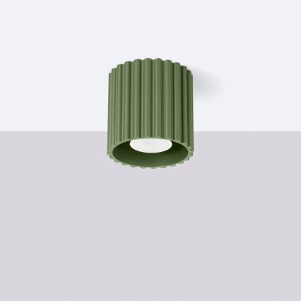 Faretto AURA 1xGU10/10W/230V Ø 10 cm verde