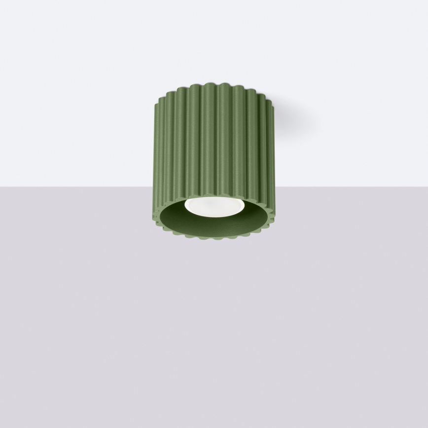 Faretto AURA 1xGU10/10W/230V Ø 10 cm verde