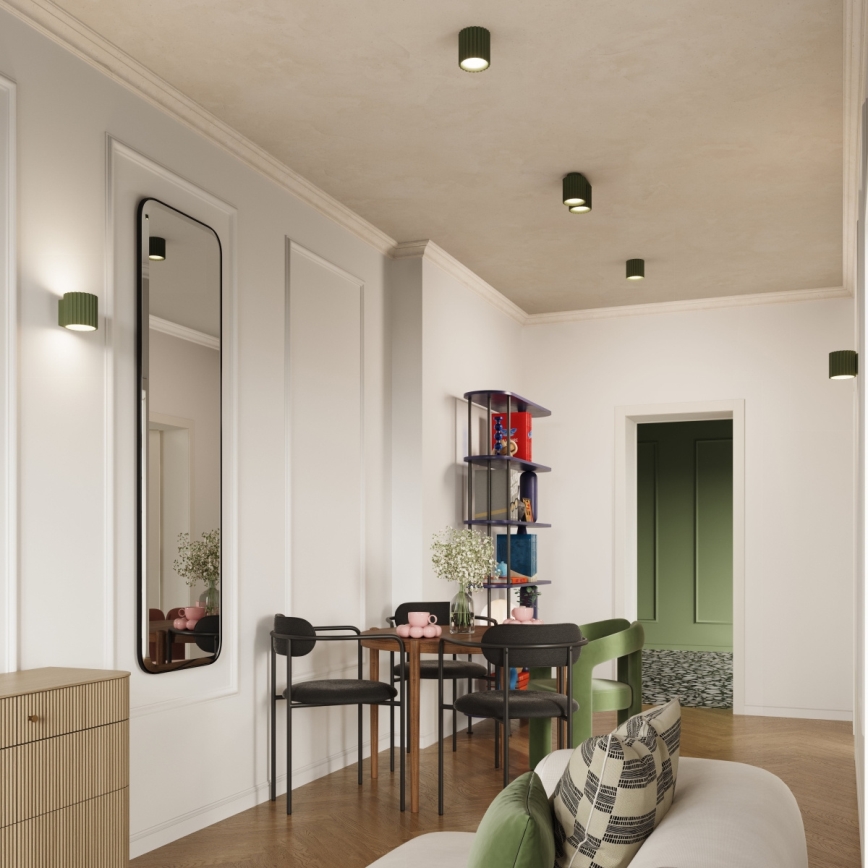 Lampada da parete AURA 1xG9/10W/230V verde
