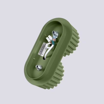 Faretto AURA 2xGX53/10W/230V verde