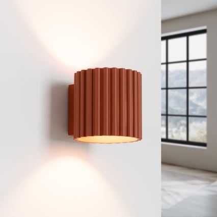 Applique da parete AURA 1xG9/10W/230V arancione