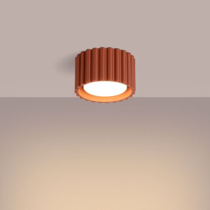 Faretto AURA 1xGX53/10W/230V Ø 10 cm arancione