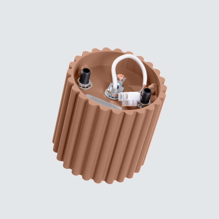 Faretto AURA 1xGU10/10W/230V Ø 10 cm marrone