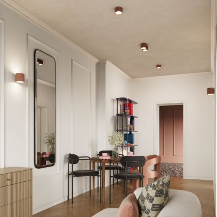 Faretto AURA 1xGX53/10W/230V 6 cm marrone