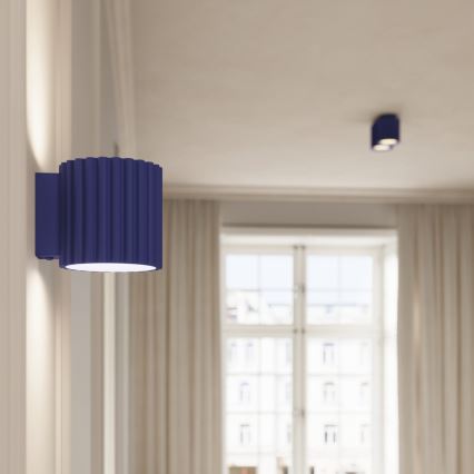 Faretto AURA 2xGU10/10W/230V blu