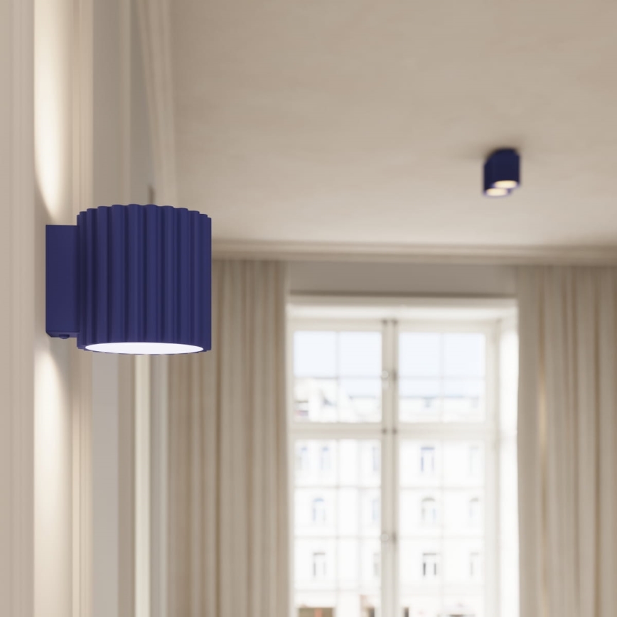 Faretto AURA 2xGU10/10W/230V blu