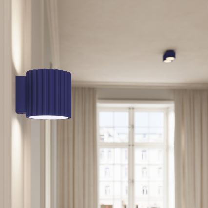 Faretto AURA 2xGX53/10W/230V blu
