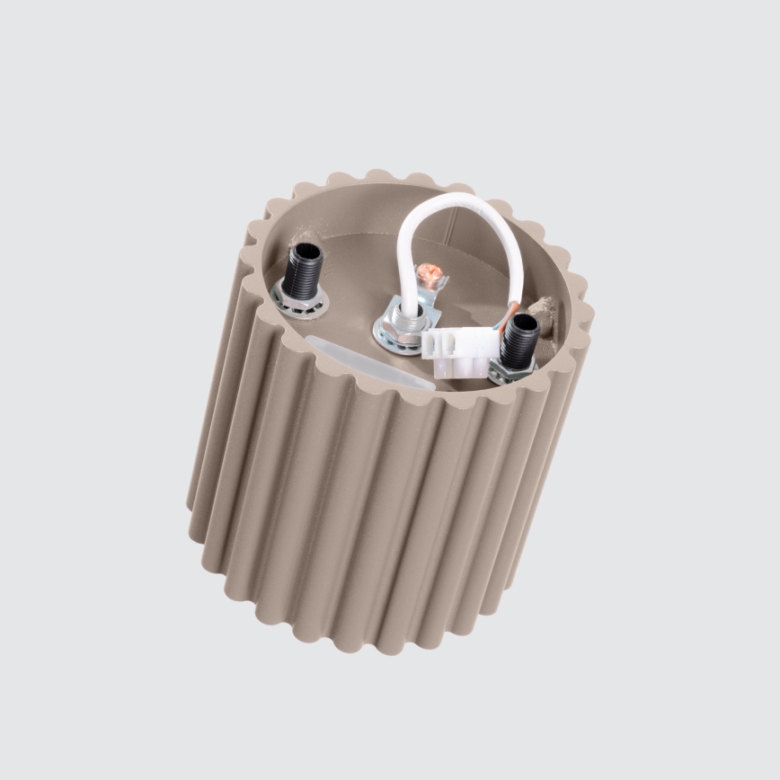 Faretto AURA 1xGU10/10W/230V Ø 10 cm taupe