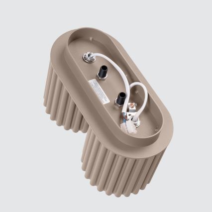 Faretto AURA 2xGU10/10W/230V taupe