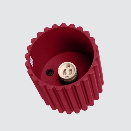 Faretto AURA 1xGU10/10W/230V 10 cm rosso