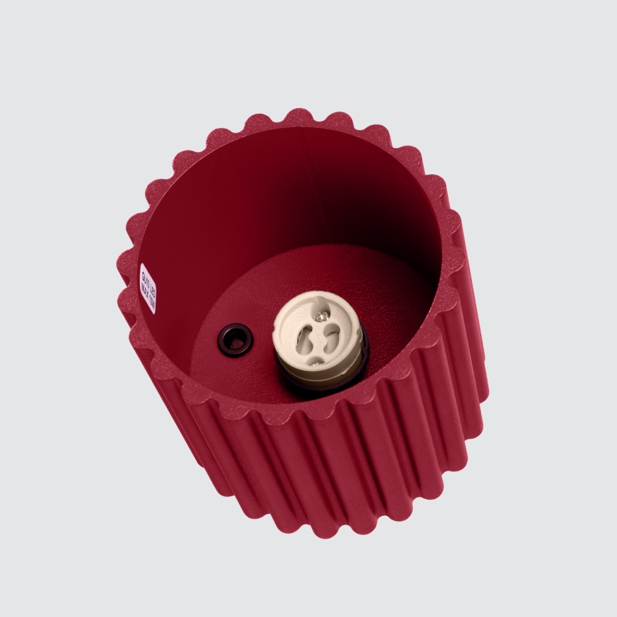 Faretto AURA 1xGU10/10W/230V Ø 10 cm rosso