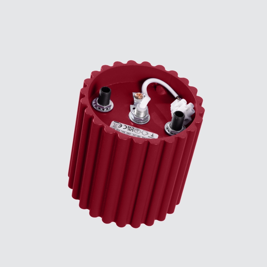 Faretto AURA 1xGU10/10W/230V Ø 10 cm rosso
