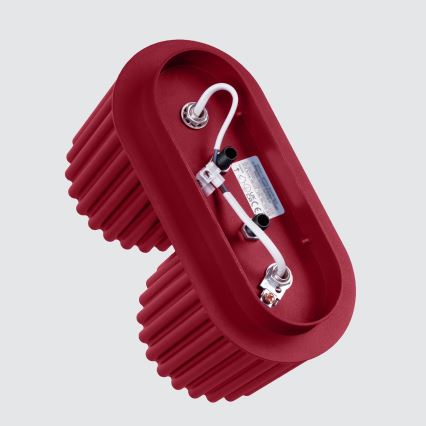 Faretto AURA 2xGU10/10W/230V rosso