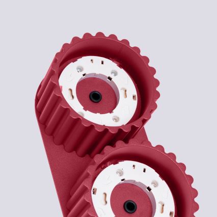 Faretto AURA 2xGX53/10W/230V rosso