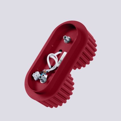 Faretto AURA 2xGX53/10W/230V rosso