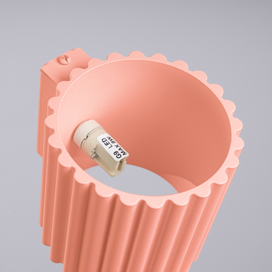 Applique AURA 1xG9/10W/230V rosa