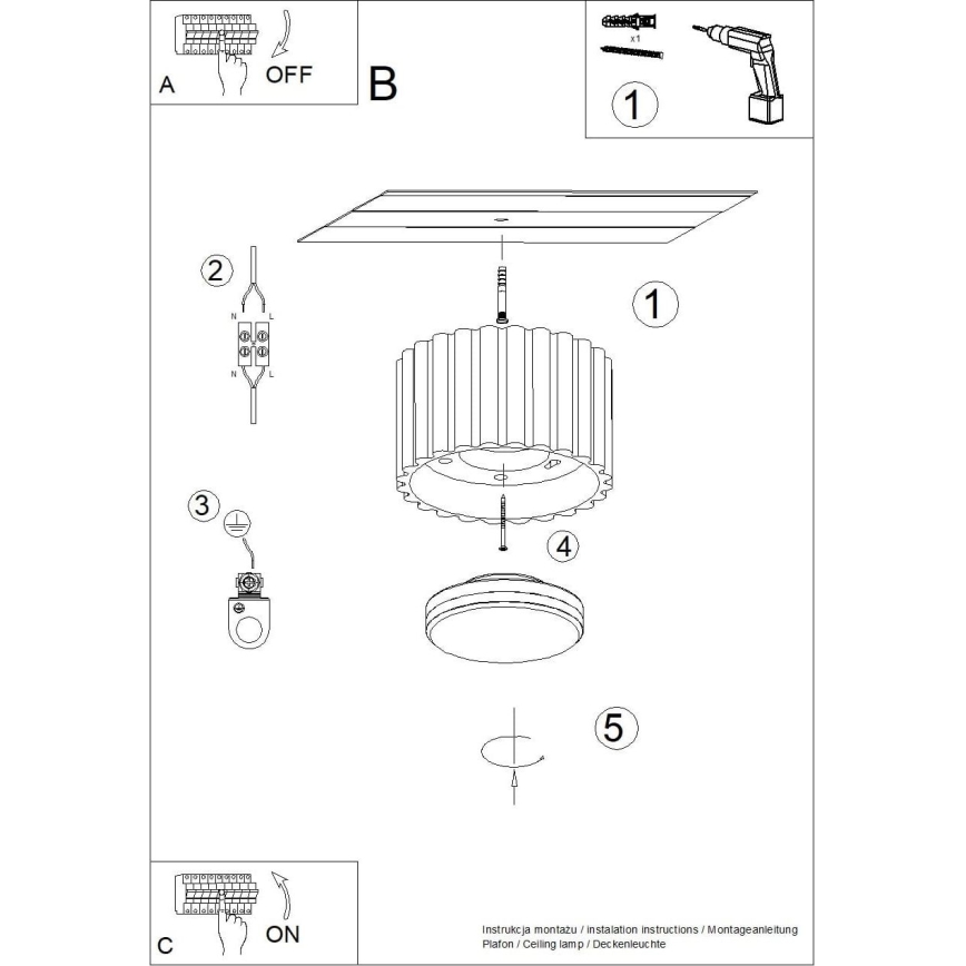Faretto AURA 1xGX53/10W/230V 6 cm rosa