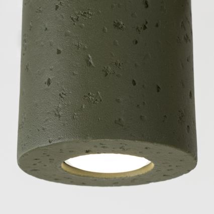 Faretto ORBIS 1xGU10/10W/230V cemento/verde