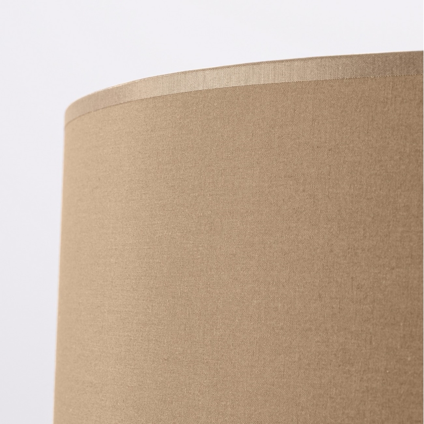 Lampadario a sospensione su cavo NEVIA 1xE27/15W/230V Ø 40 cm taupe