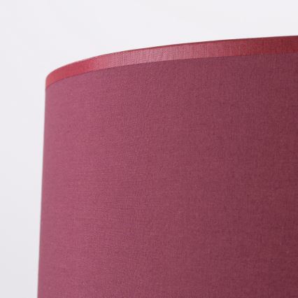 Lampada a sospensione con cavo NEVIA 1xE27/15W/230V Ø 40 cm, rossa