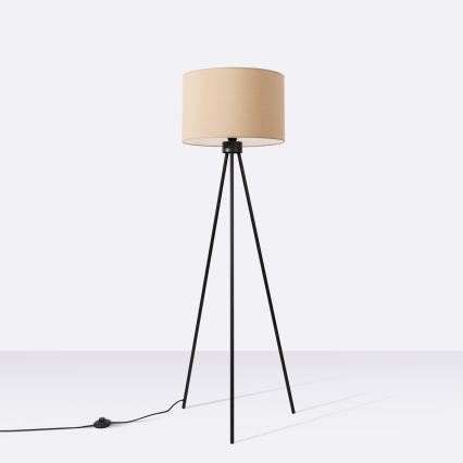 Lampada da terra NEVIA 1xE27/15W/230V taupe