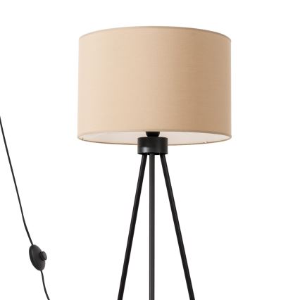 Lampada da terra NEVIA 1xE27/15W/230V taupe