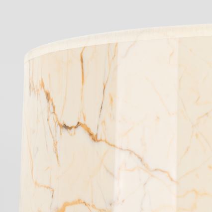 Lampada da terra NEVIA 1xE27/15W/230V beige/finitura effetto marmo