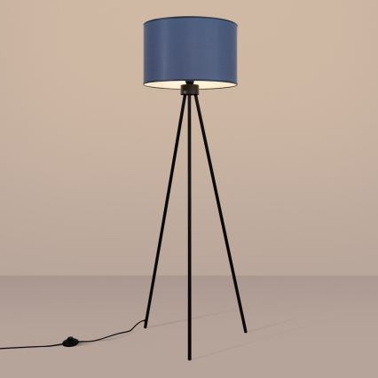 Lampada da terra NEVIA 1xE27/15W/230V blu