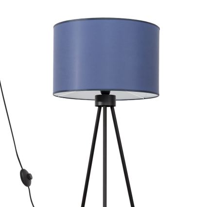 Lampada da terra NEVIA 1xE27/15W/230V blu