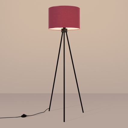 Lampada da terra NEVIA 1xE27/15W/230V rossa